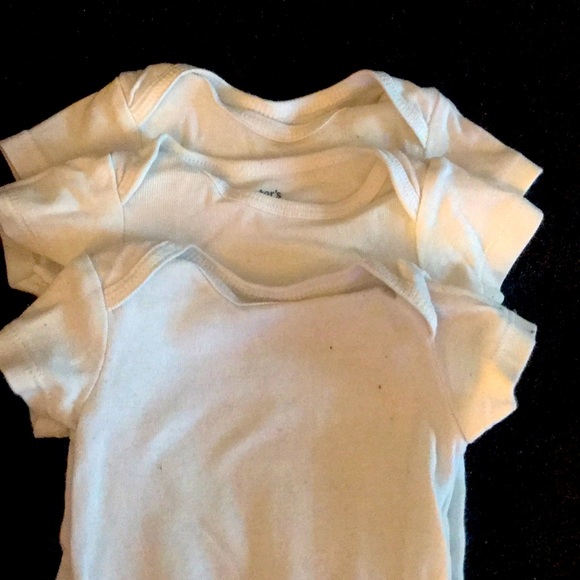 3 WHITE ONESIES - Picture 1 of 1